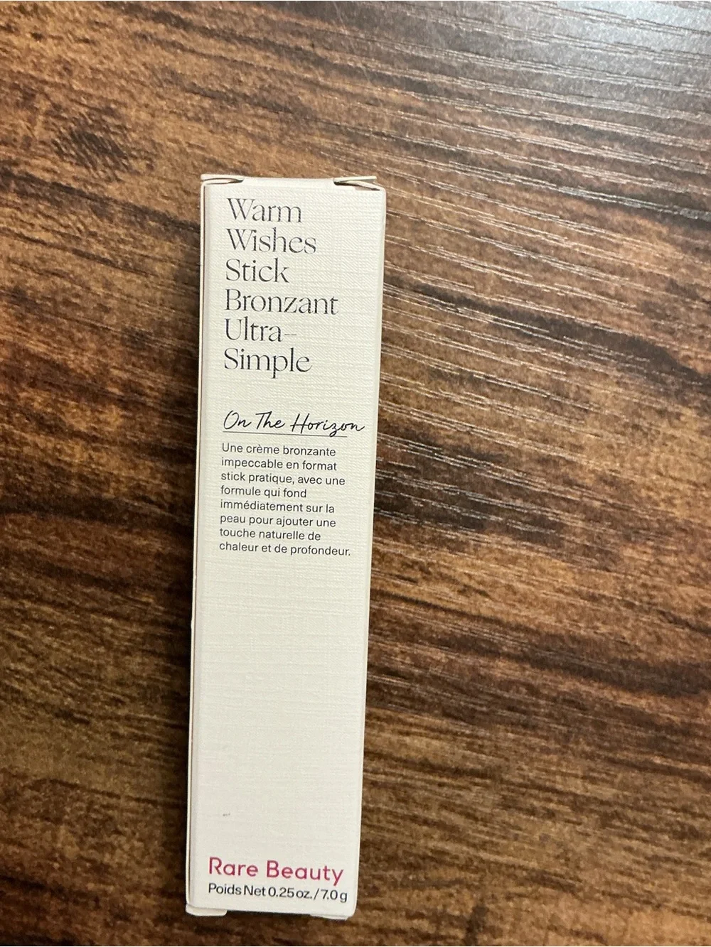 Rare Beauty Warm Wishes Stick Bronzant - On The Horizon (beige cream box)